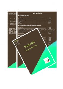 Modèle Blue Café