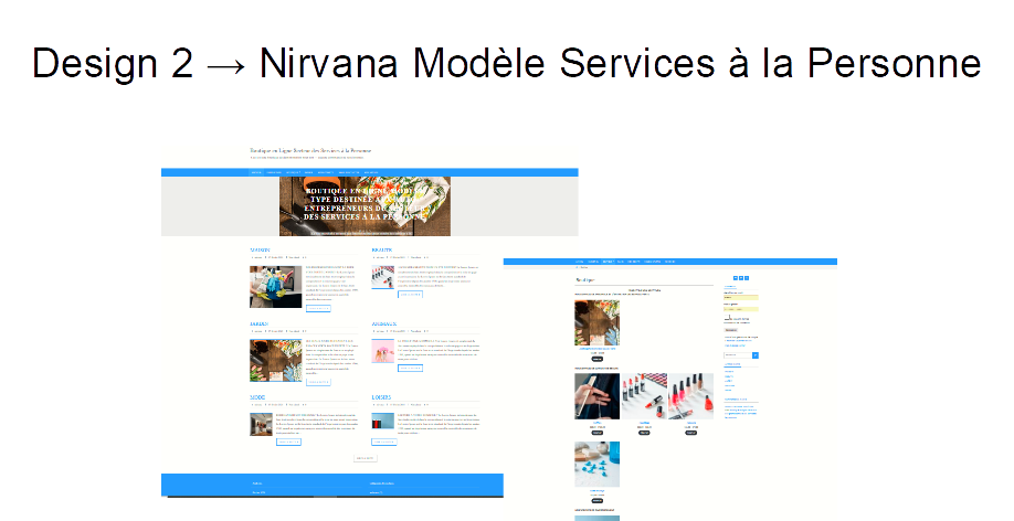SITE VITRINE/BOUTIQUE EN LIGNE