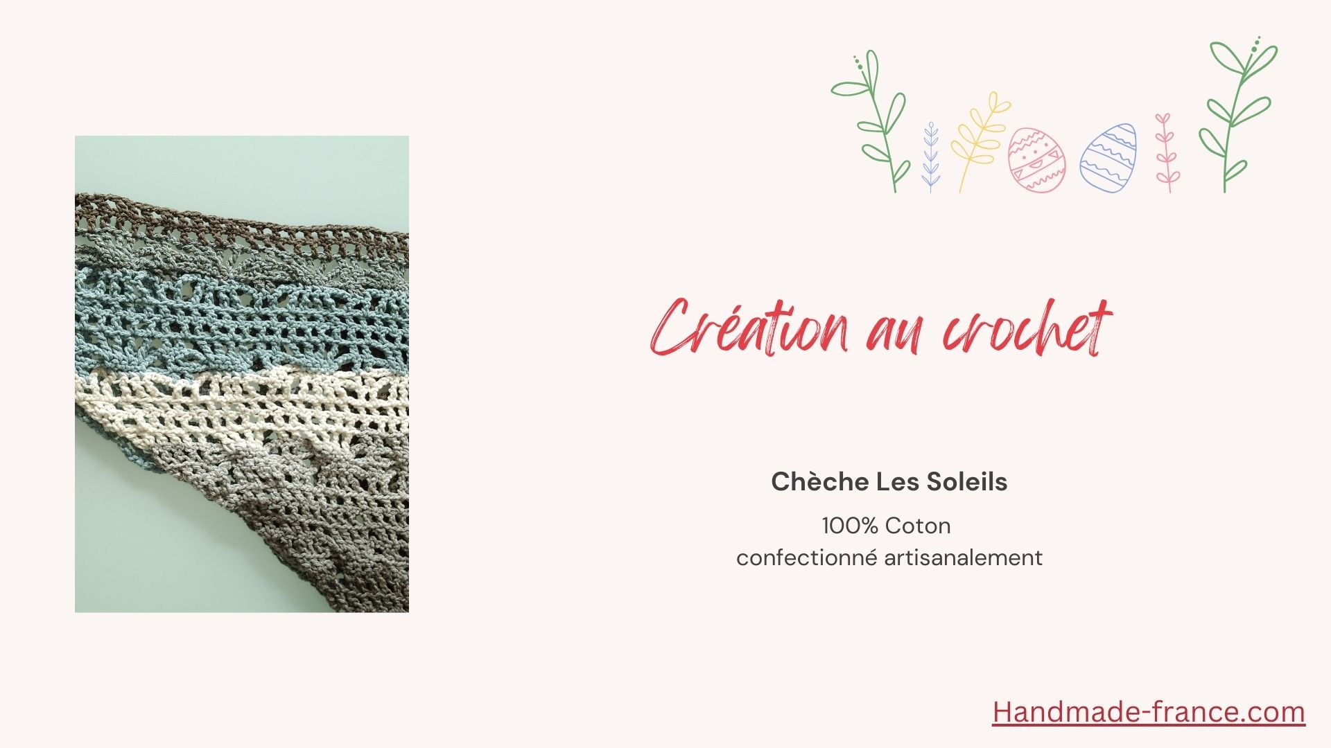 COLLECTION DE PIECES FAITES MAIN AU CROCHET – Image 4