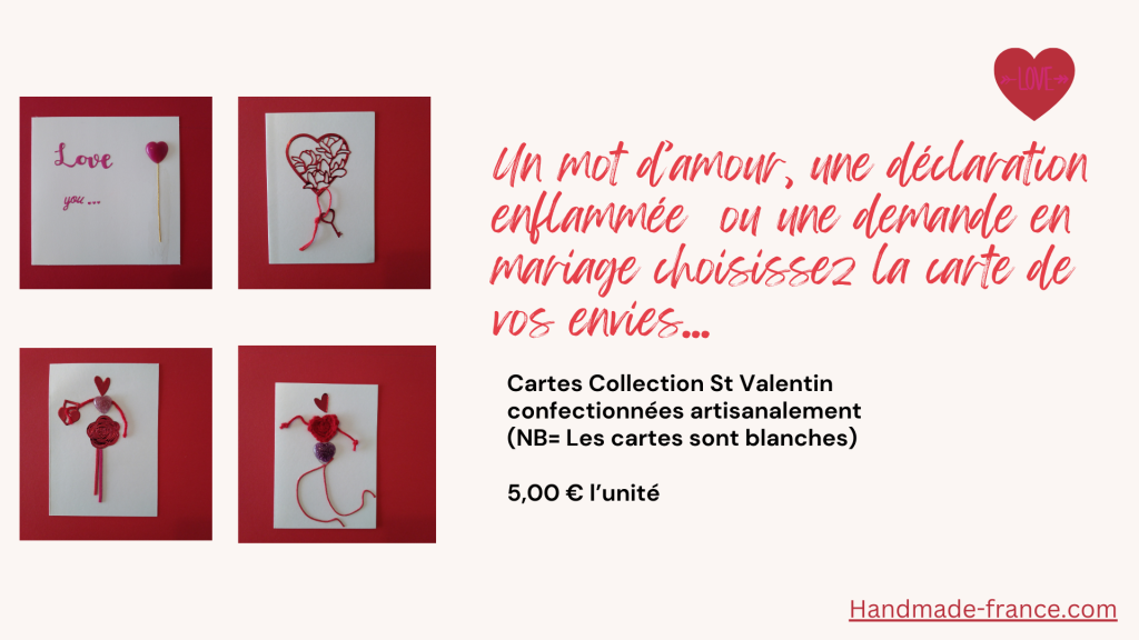 COLLECTION DE CARTES ARTISANALES