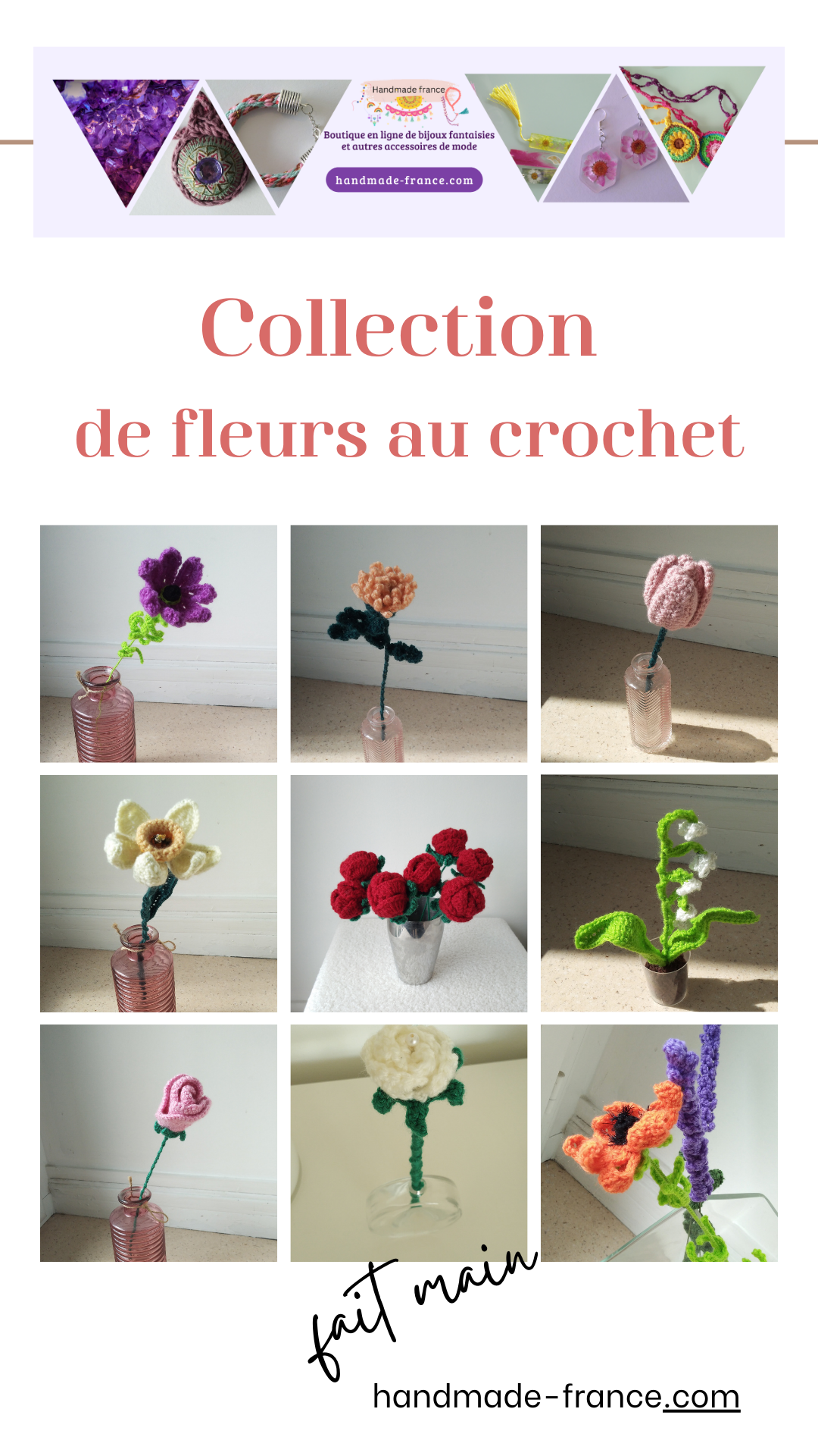 Entreprise Individuelle - Boutique en ligne : handmade-france.com
