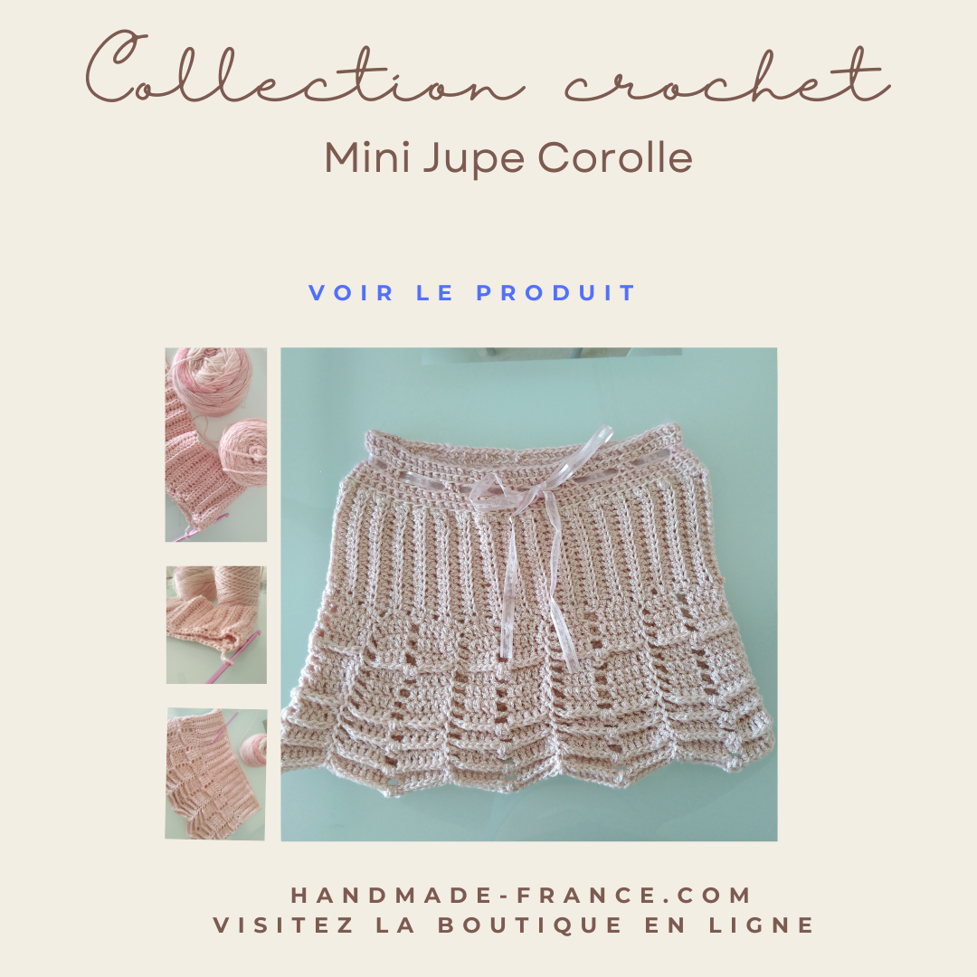 COLLECTION DE PIECES FAITES MAIN AU CROCHET – Image 19